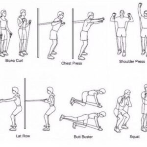 Πολυλειτουργικά λάστιχα εκγύμνασης - Power Resistance - LT011 - 113126